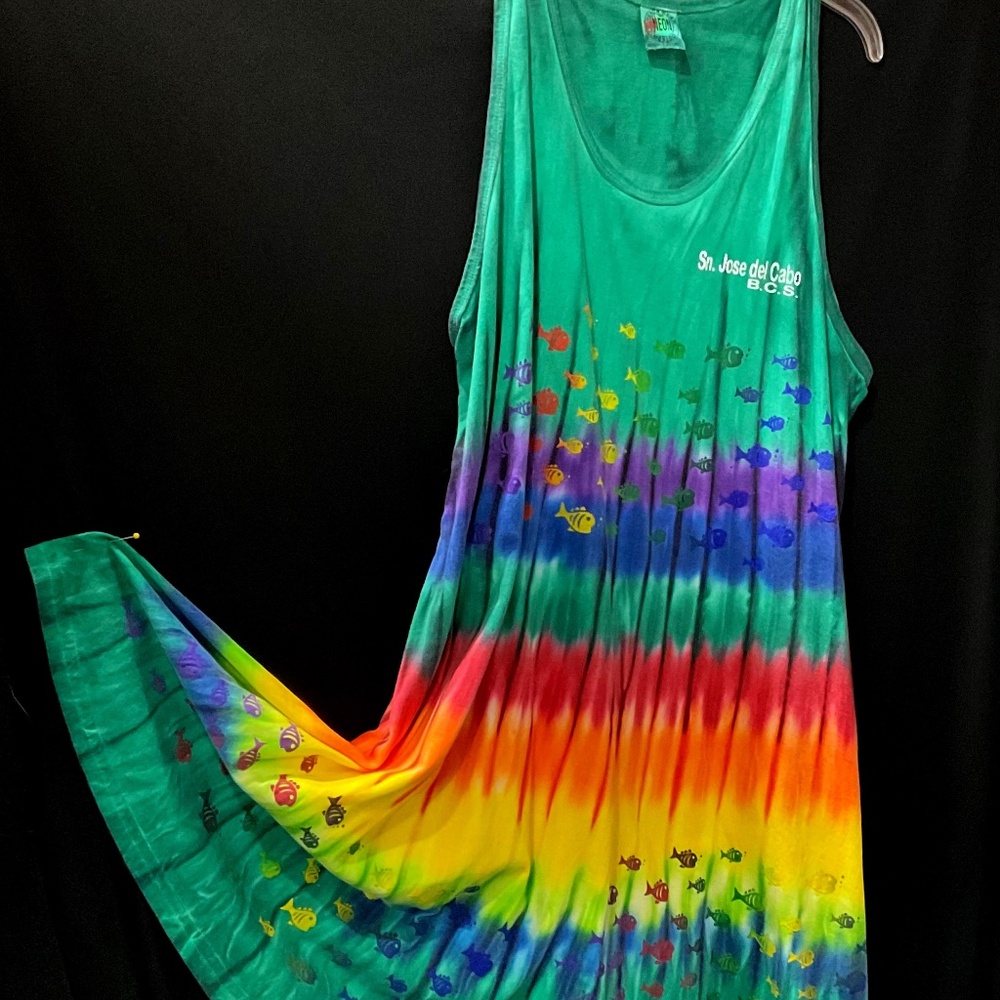 Beach dress - Pastel tie-dye NWOT
